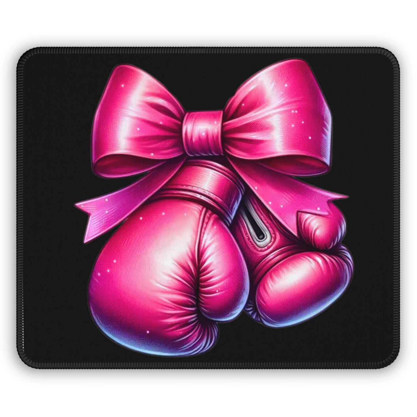 Stylish Boxing-Themed Gaming Mouse Pad, Fun Gift for Gamers, Unique Desk Accessory for your Female Warrior, Perfect for Holidays