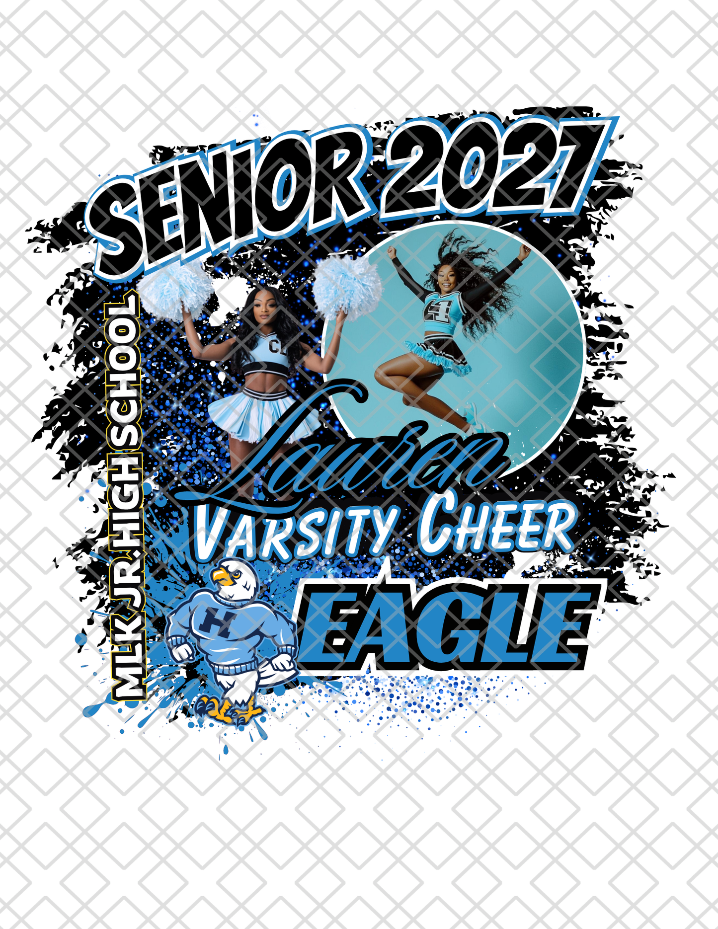 Digital Senior Cheer Designs