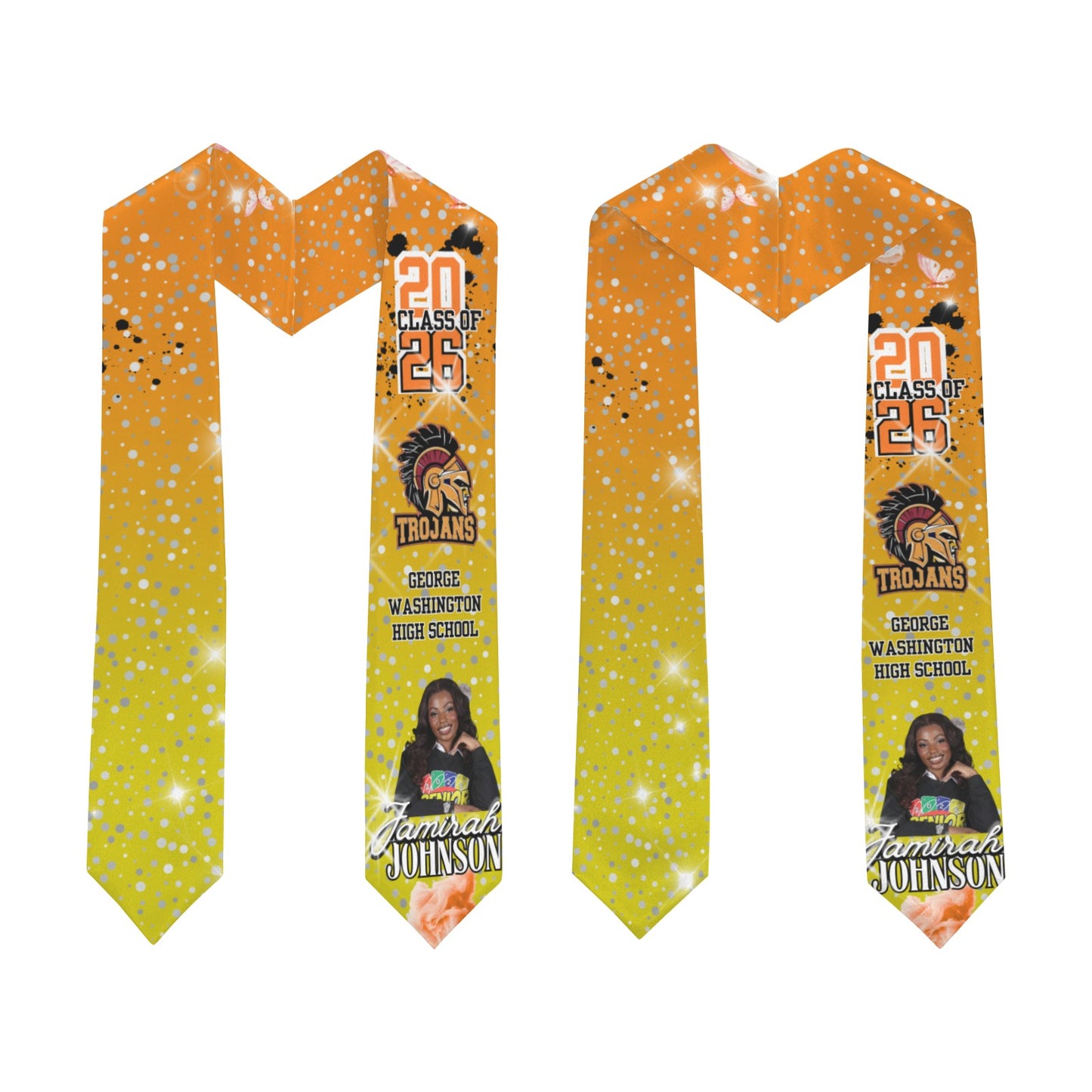 She Did It!  Adult Graduation Stole