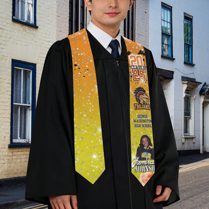 She Did It!  Adult Graduation Stole