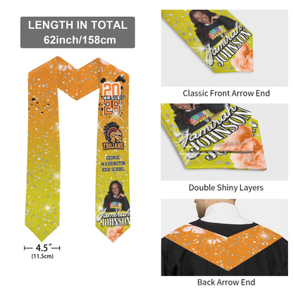 She Did It!  Adult Graduation Stole