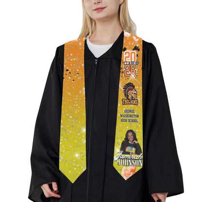 She Did It!  Adult Graduation Stole