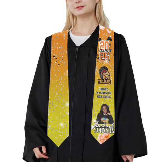 She Did It!  Adult Graduation Stole